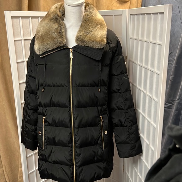michael kors feather down coat